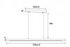 ALPHA LINEAR LED ASH WOOD 150CM PENDANT